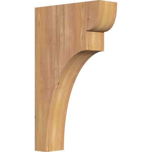 Ekena Millwork Yorktown Smooth Corbel, Western Red Cedar, 3 1/2"W x 12"D x 20"H COR04X12X20YOR00SWR - main